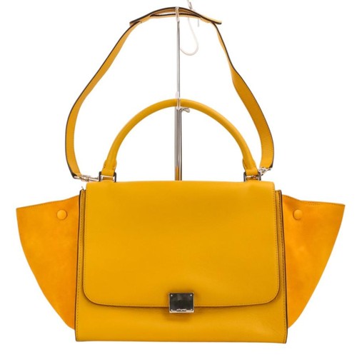 Celine trapezio medium giallo - celine,