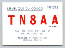 Ham Radio QSL TN8AA Congo to