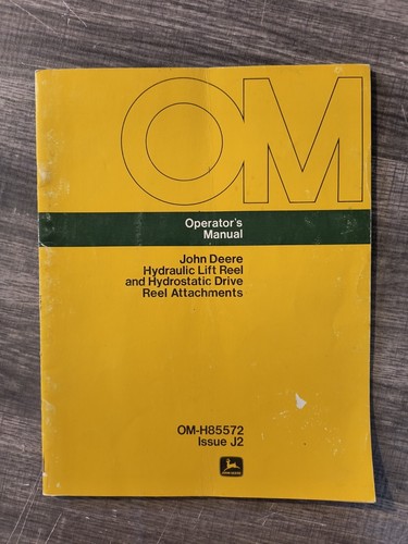 John deere hydraulic lift reel - hydraulic,