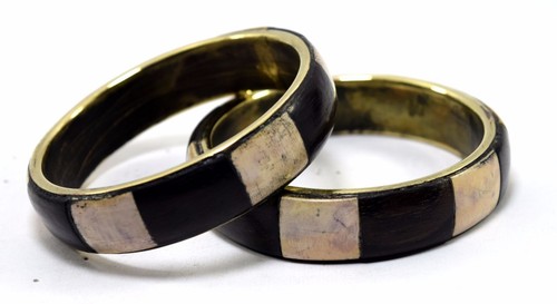 Due vintage indiano ottone - due,