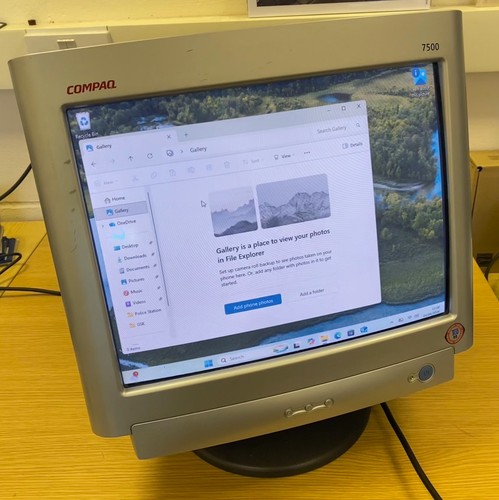 Monitor crt compaq - compaq,