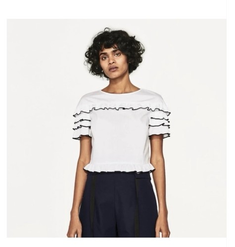 Blusa donna zara bianca - zara,