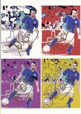 SALVATORE SCHILLACI Opera Autografata Signed Printed Artwork Italy