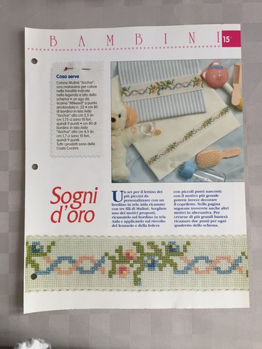 Schema punto croce bambini - schema,