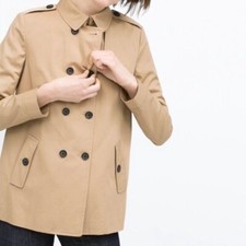 Giacca trench corto donna Zara