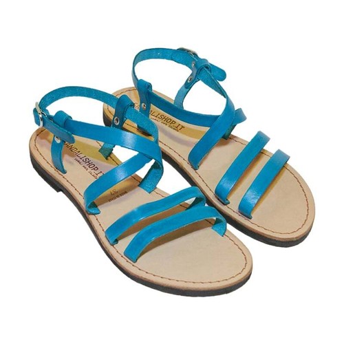 Sandali donna vero - cuoio, made