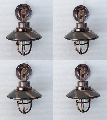Brass wall mount - brass, copper