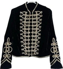 Giacca militare uomo velluto