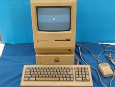 Mouse tastiera Apple Macintosh Plus 1MB vintage testato funziona così com'è JP