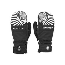Volcom v.co nyle mitt black print guanti moffole 2026 snowboard ski