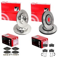 BREMBO Dischi Freno + Pastiglie Anteriori + Posteriore Adatto A per Peugeot 308