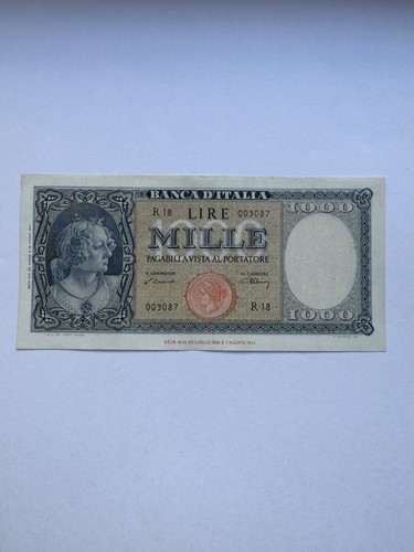 1000 lire italia testina spl - 1000,