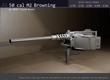 M2 50 cal Browning su attacco