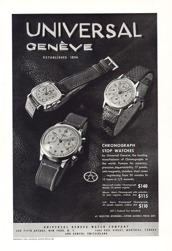 1946 universal geneve - 1946, watches