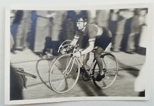 FOTOGRAFIA JEAN ROBIC FAUSTO COPPI GIRO ROMA VELODROMO CICLISMO BICICLETTA BICI