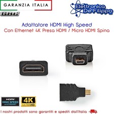 Adattatore HDMI High Speed Con