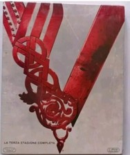 Blu ray Vikings Terza Stagione Completa Serie Tre 3 dischi Travie Fiemmel Nuovo