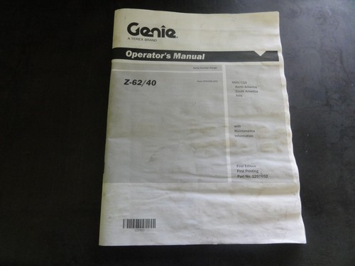 Manuale operatore genie - operatore, lift