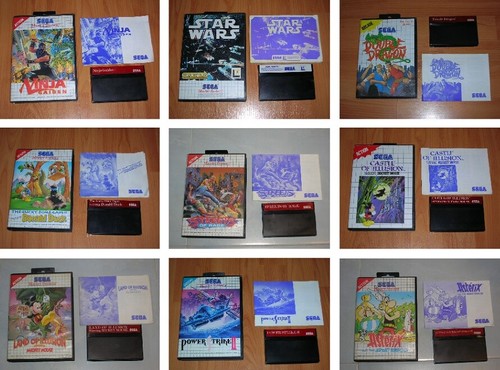 Sega master system titulos - sega,