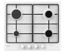 Candy piano cottura Idea CHW6BRWW Bianco Da incasso 60 cm Gas 4 Fornelli