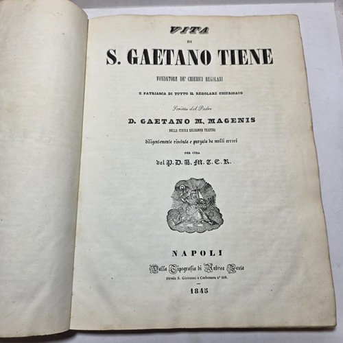Libro antico 1845 vita - -, di
