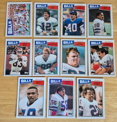 1987 topps buffalo bills 11 - buffalo,