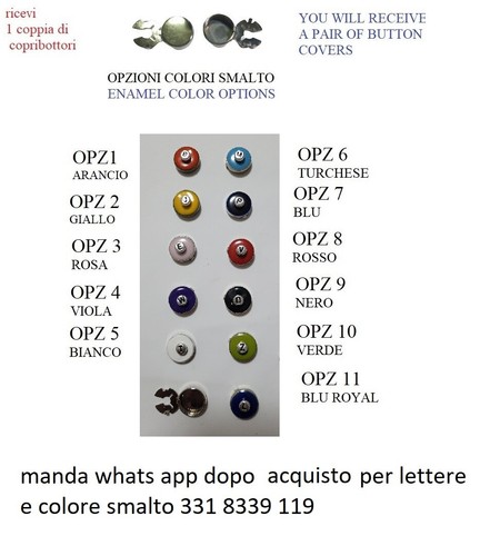 Copribottoni art100 argentati - copribottoni,