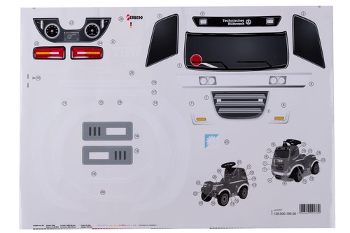 Rolly toys adesivo - adesivo, truck