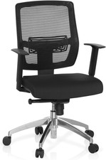 657284 Sedia Da Ufficio/Sedia Girevole NET 90 Tessuto in Maglia/Tessuto Nero/Ner