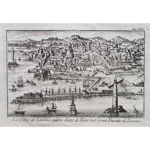 Livorno veduta porto - , toscana