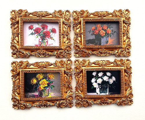 Set rose incorniciate - set, 4