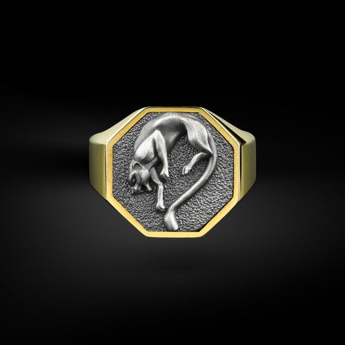 Anello uomo geometrico - uomo,