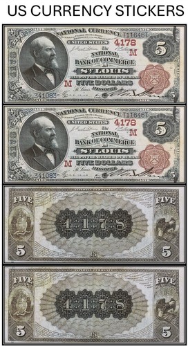 Banconota dollari 1882 - 5,