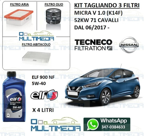 Kit tagliando filtri olio - 3,