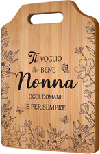 Regalo Nonna per Festa Dei Nonni, Tagliere O Blocco, Regalo Nonna Compleanno, Re