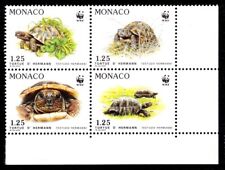 Monaco 1991 Testudo Hermanni - Tartaruga - WWF Completo Mint MNH Set Blocco SC 178