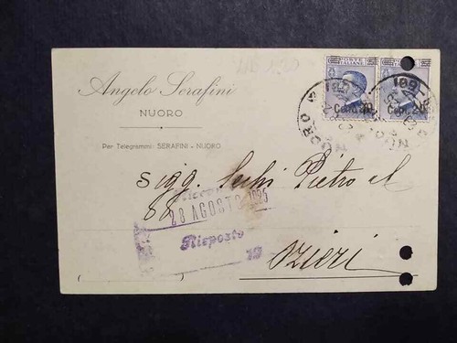 Cartolina italia regno tariffa - regno,