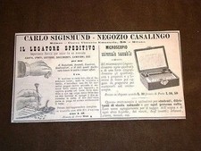 Pubblicità d'Epoca per collezionisti Negozio Casalingo Carlo Sigismund Milano