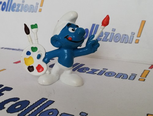 Puffo pittore painter smurf - puffo,