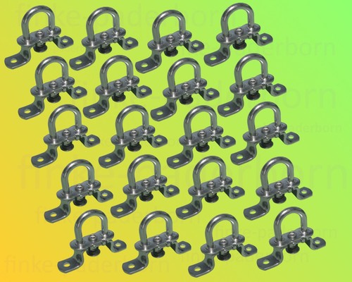20x chiusura girevole - girevole, zincata