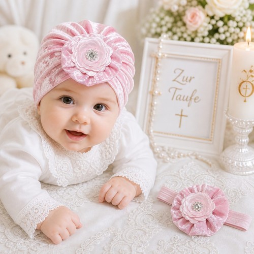 Set turbante berretto bambino