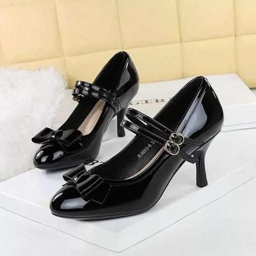 Decolte donna nere vernice - decolte, in