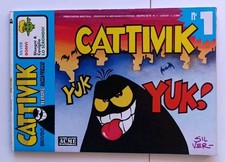 CATTIVIK N.1 originale edizioni acme silver bonvi scrondo disegni caviglia 1989