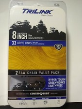 2-Pack TriLink Saw Chain 8" 20CM Low Kickback S33 Pole Saw 14333X2TLW 