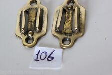 COPPIA DI GANCI ANTICHI PER SPECCHIO BASCULANTE  GANCIO D'EPOCA  FERRAMENTA