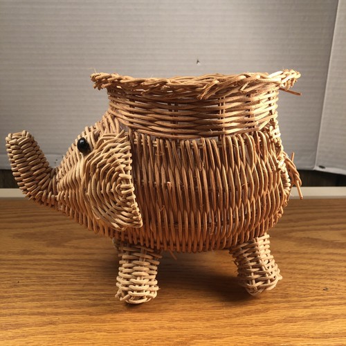 Portavaso cesto elefante