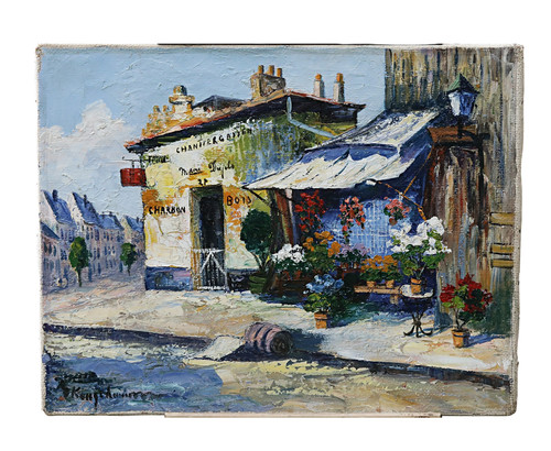 Quadro olio firmato jens - quadro, ad