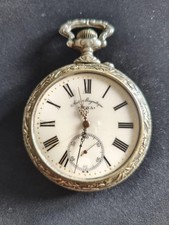Doxa - Pocket Watch Vintage Estate Hunting Scene - 1906