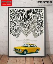 POSTER Locandina Vintage Alfa