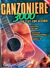 CANZONIERE 3000 - 200 Testi con accordi Libro CARISH 2000